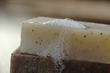 Bar of flavour soap, close-up - ASF03317