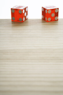 Dice on table, close-up - PKF00195