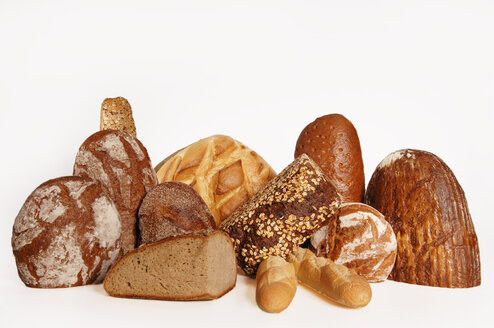 Various sorts of bread, close-up - 00326LR-U