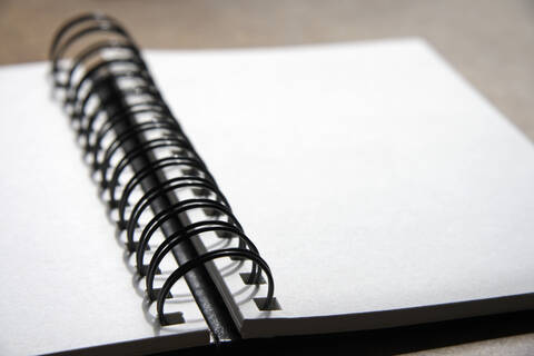 Note book, close-up stock photo
