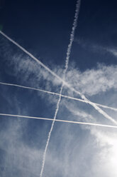 Condensation trails in sky - TLF00179