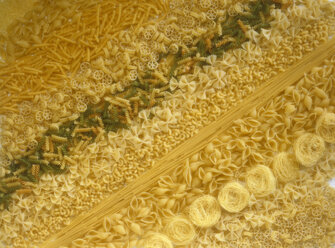 Variety of pastas, close-up - MRF00941