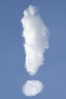 Wolke in Form eines Ausrufezeichens - MUF00002