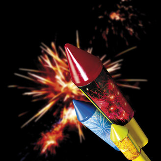 Feuerwerk und Raketen, Nahaufnahme - 07541CS-U