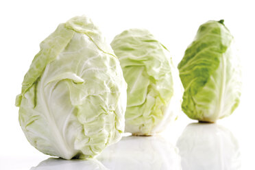 Close-up of pointed cabbages - 07630CS-U