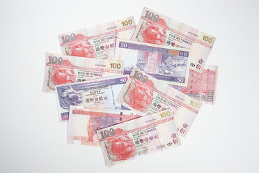 Hongkong-Dollars, vergrößerte Ansicht - GWF00502