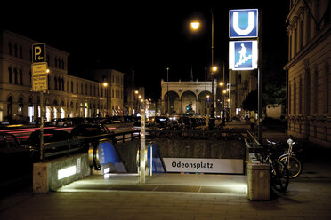 Germany, Bavaria, Munich at night - 07873CS-U