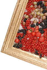 Variety of berries in picture frame - 00347LR-U