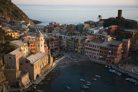 Italien, Ligurien, Vernazza, lizenzfreies Stockfoto