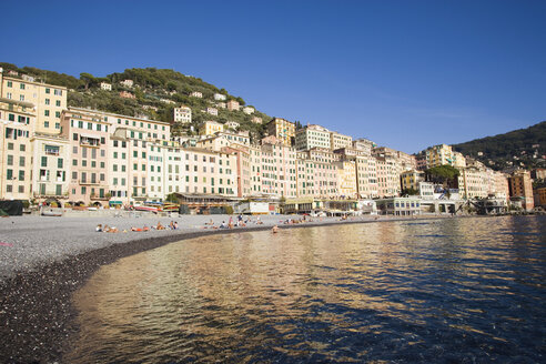 Italien, Ligurien, Camogli, Strand - MRF00996