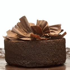 Chocolate cake, close-up - CHK00843