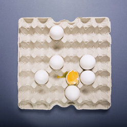 Eier und Eigelb, elavierte Ansicht - MNF00123