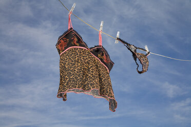 Lingerie on clothesline - MAEF00761