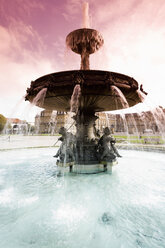 Germany, Stuttgart, Fountain at the Schlossplatz - MSF02233