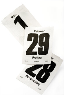Calendar sheets with leap-day february 29th - 07962CS-U