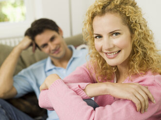 Young couple, portrait - WESTF06566