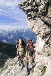 Österreich, Salzburger Land, Paarwanderung - WESTF07550