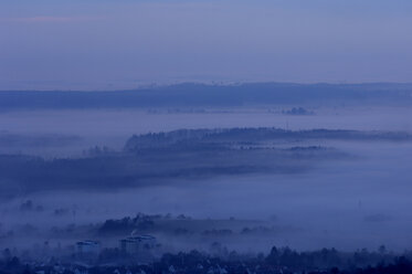 Germany, Baden-Württemberg, Morning fog - SMF00314