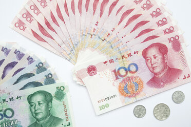 Renminbi, chinesische Währung, Nahaufnahme - GWF00578