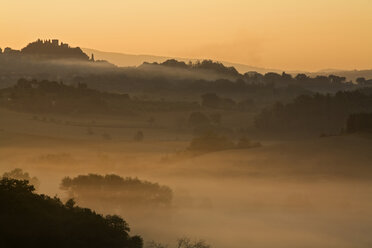 Italien, Toskana, Morgennebel - FOF00572