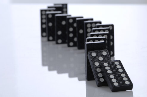 Falling Row of Dominoes - ASF03562