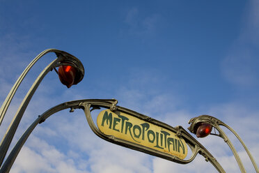 Frankreich, Paris, Metrostation Anvers, Schild - WDF00019