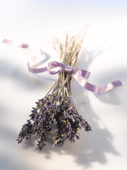 Lavender bunch, pink bow, close up - KSWF00127