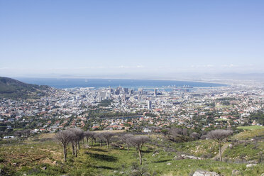 Südafrika, Kapstadt, Blick vom Tafelberg - ABF00405