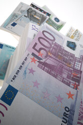 Euro banknotes, close up - NLF00015