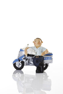 Plastikfigur eines Polizisten - 08748CS-U