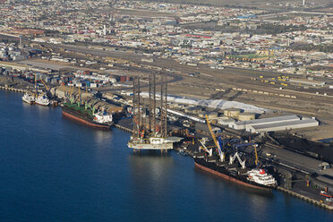 Afrika, Namibia, Tiefseehafen, Luftaufnahme - FO01073