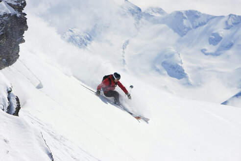 Österreich, Tirol, Zillertal, Gerlos, Freeride, Herrenabfahrt - FFF00914