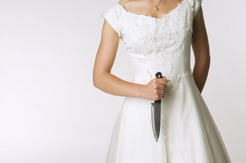 Braut hält Messer, Mittelteil - NHF00906