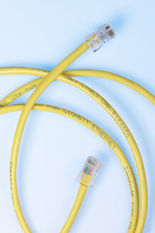 Computer ethernet cable, elevated view - THF00867