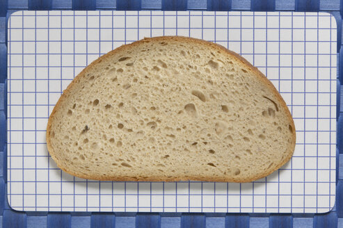 Scheibe Brot, Ansicht von oben - TH00905