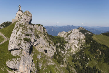 Germany, Bavaria, Wendelstein with chapel - UMF00251