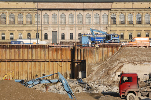 Deutschland, München, Baustelle - 00485LR-U