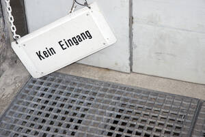 Schild, Kein Eingang - AWDF00106