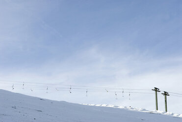 Germany, Allgaeu, Ski lift - AWDF00083