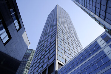 Deutschland, Frankfurt am Main, Finanzviertel, Wolkenkratzer, Tiefblick - TC00988