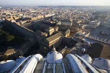 Italien, Rom, Stadtbild, Blick vom Petersdom - GWF00906