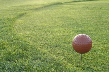 Golfball auf dem Golfplatz, Nahaufnahme - CRF01526