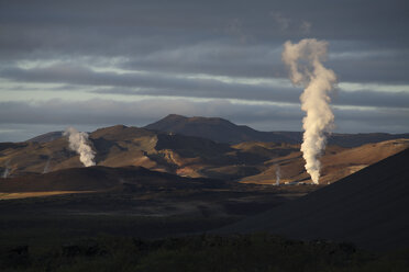 Iceland, Krafla, Geothermal power plant - RM00299