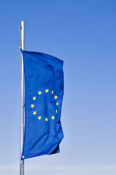 Europa, Flagge der Europäischen Union, Nahaufnahme - FOF01305