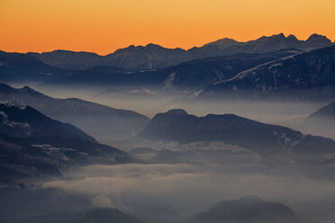 Germany, Bavaria, Sudelfeld, Alpine scenery at sunrise - FOF01350