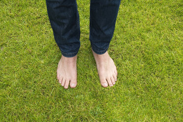 Man's feet, low section - NHF01022