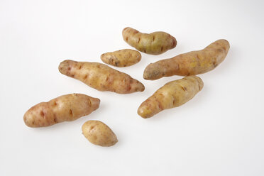 Raw potatoes, elevated view - KSWF00269