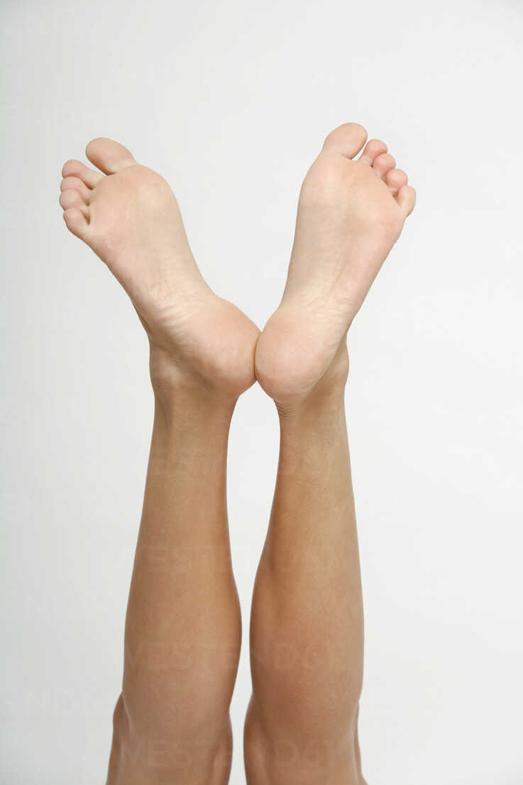 Woman's legs stock photo