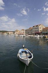 Kroatien, Insel Hvar, Stari Grad, Boot ankern - WWF00743