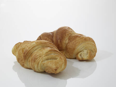 Croissants, Nahaufnahme, lizenzfreies Stockfoto